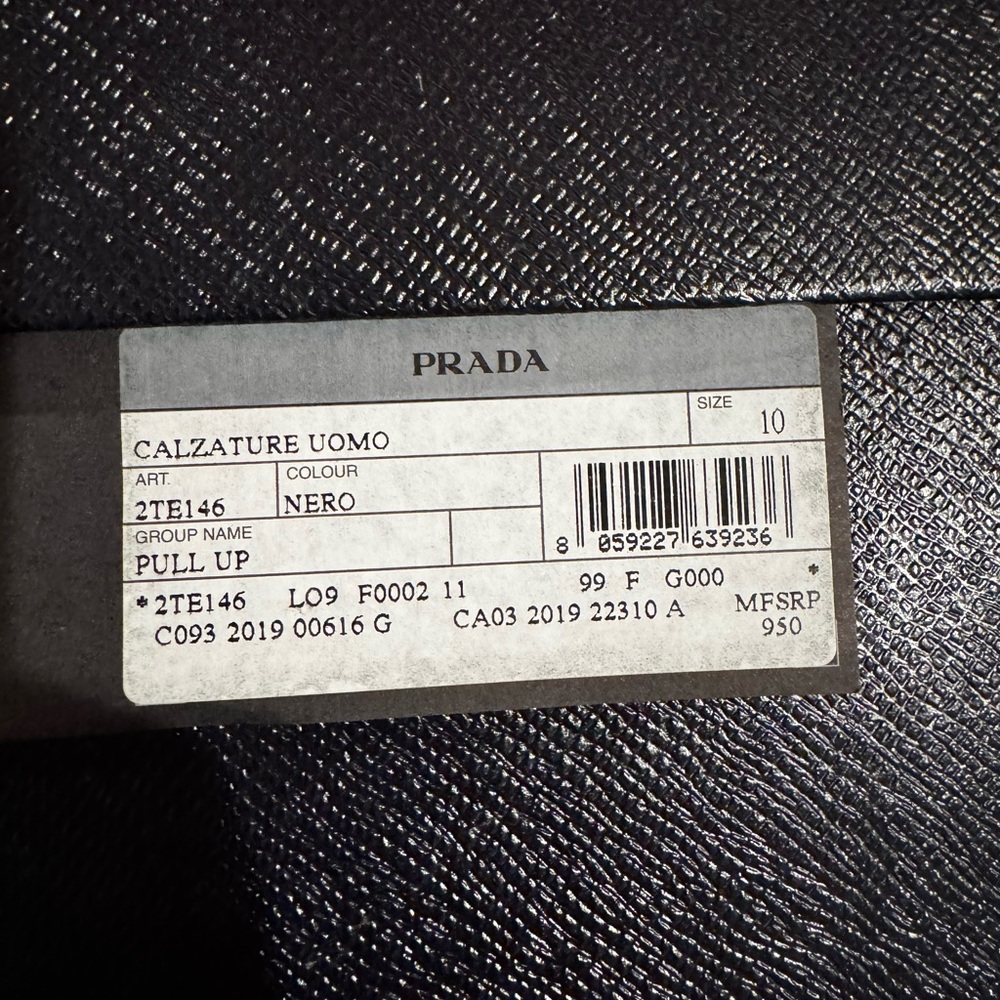 Black Tactical Boots Prada men’s - Picture 13 of 13